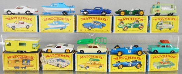 10 MATCHBOX VEHICLES (1 of 1)
