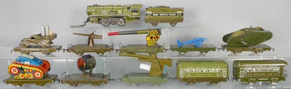 MARX 8099 ARMY TRAIN (1 of 1)