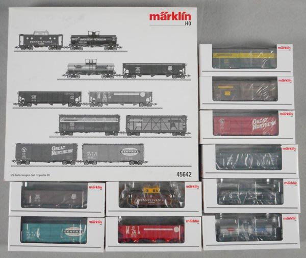 MARKLIN 45642 AMERICAN FREIGHT CAR SET (1 of 1)