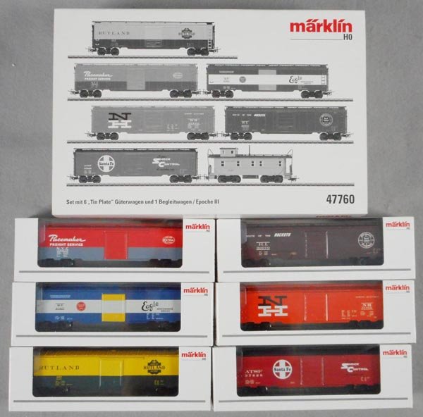 MARKLIN 47760 AMERICAN FREIGHT CAR SET (1 of 1)