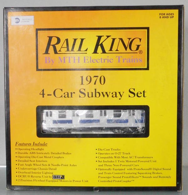 MTH 30-2122 NYC TRANSIT 1970 4-CAR SUBWAY SET (1 of 1)
