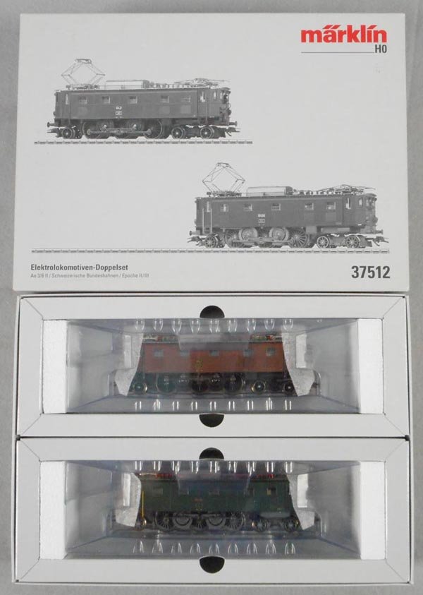 MARKLIN 37512 SWISS DOUBLE LOCO SET (1 of 1)