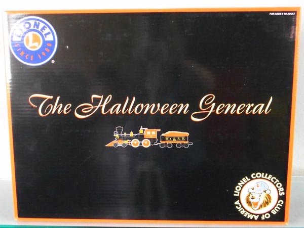 LIONEL 52300 HALLOWEEN GENERAL TRAIN SET: O ga, LCCA remake of set, orig set box & inserts, C9.