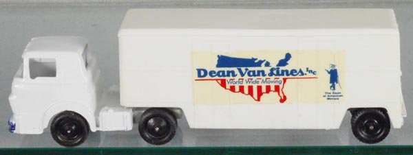 TOOTSIETOY DEAN VAN LINES: 59 Chevy cab is professionally restored, rear door decal chipped, C7-8.