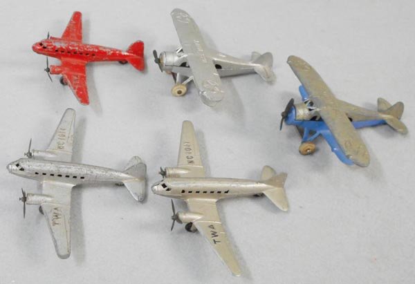 5 TOOTSIETOY AIRPLANES (1 of 1)