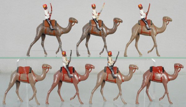 BRITAINS SET 48 EGYPTIAN CAMEL CORPS (1 of 1)