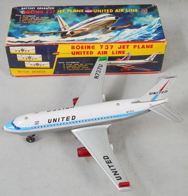 TN UNITED AIRLINES BOEING 737 JET PLANE (1 of 1)