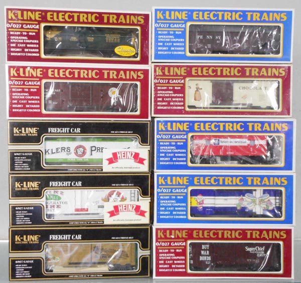10 K-LINE FREIGHT CARS (1 of 1)