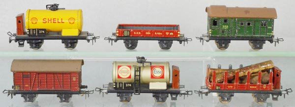 6 MARKLIN FREIGHT CARS (1 of 1)