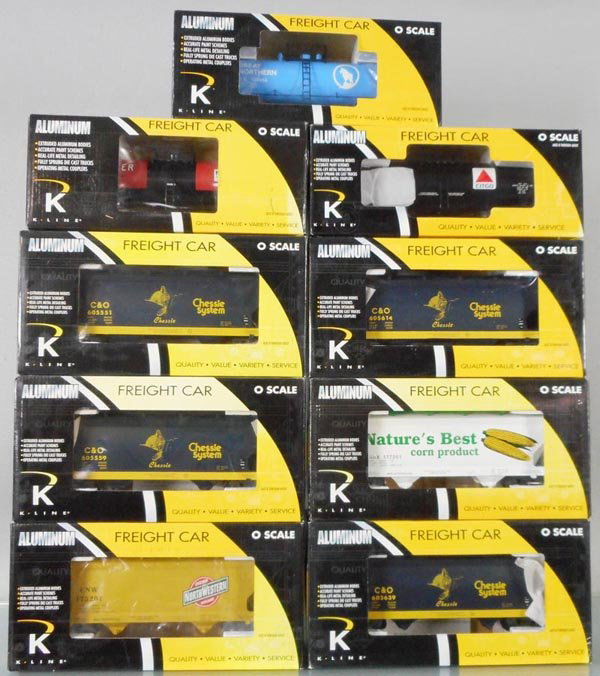 9 K-LINE FREIGHT CARS (1 of 1)