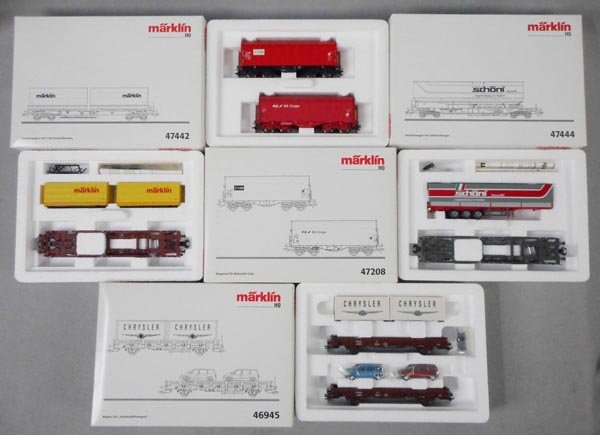 4 MARKLIN FREIGHT CAR SETS (1 of 1)