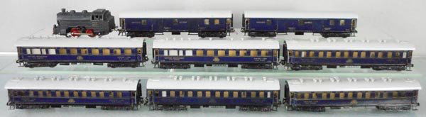 ヴィンテージ Orient Express Paris トランプ 2組 セット Trix Orient Express Train Set