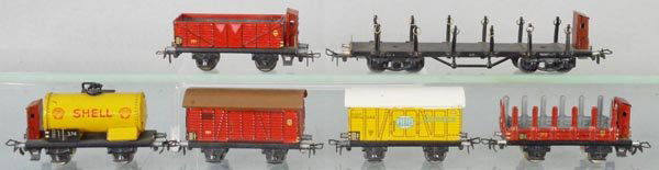 6 MARKLIN FREIGHT CARS (1 of 1)