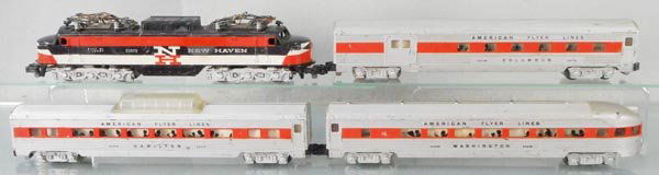 AMERICAN FLYER NEW HAVEN TRAIN SET, S ga, 21573 New (1 of 1)