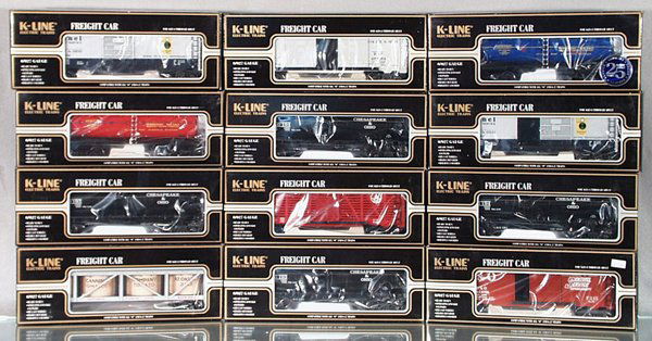 12 K-LINE FREIGHT CARS (1 of 1)