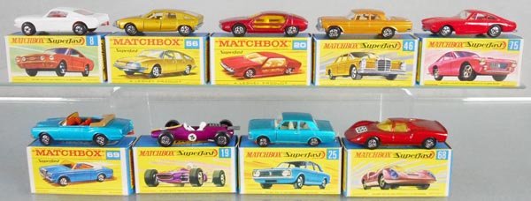 9 MATCHBOX SUPERFAST VEHICLES (1 of 1)
