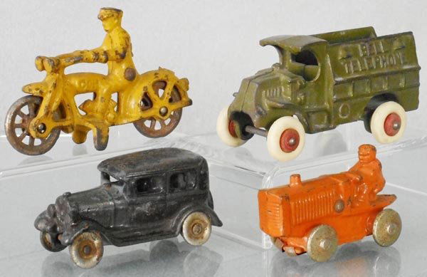 4 CAST IRON VEHICLES (1 of 1)