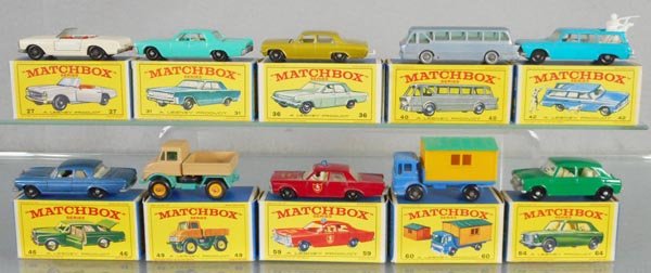 10 MATCHBOX VEHICLES (1 of 1)