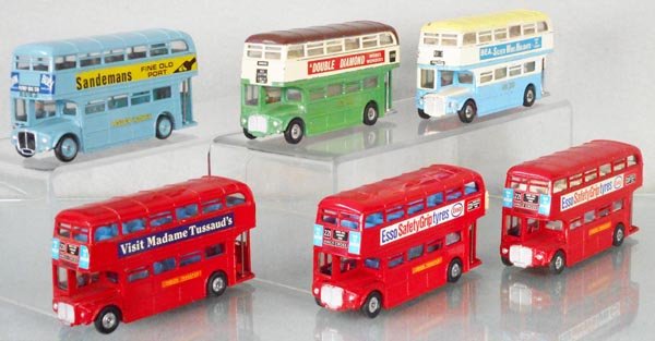 6 DINKY 289 ROUTEMASTER BUSES (1 of 1)