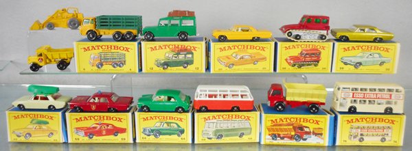 13 MATCHBOX VEHICLES (1 of 1)