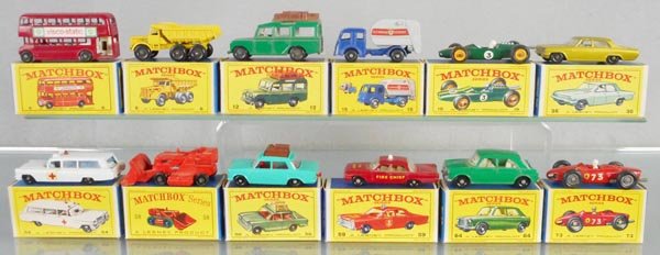 12 MATCHBOX VEHICLES (1 of 1)