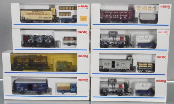 8 MARKLIN MUSEUM FREIGHT CARS (1 of 1)