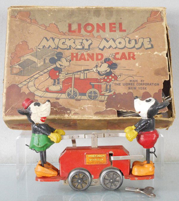 LIONEL 1100 MICKEY MOUSE HANDCAR (1 of 1)