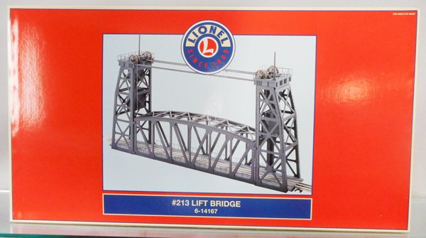 LIONEL 14167 LIFT BRIDGE: O ga, orig box, C9.