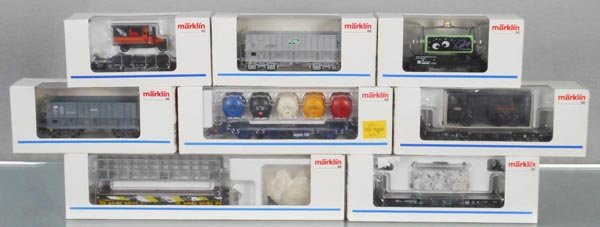 8 MARKLIN FREIGHT CARS (1 of 1)