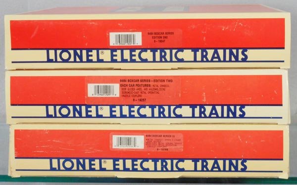 3 LIONEL 6464 BOX CAR 3-PACKS (1 of 1)