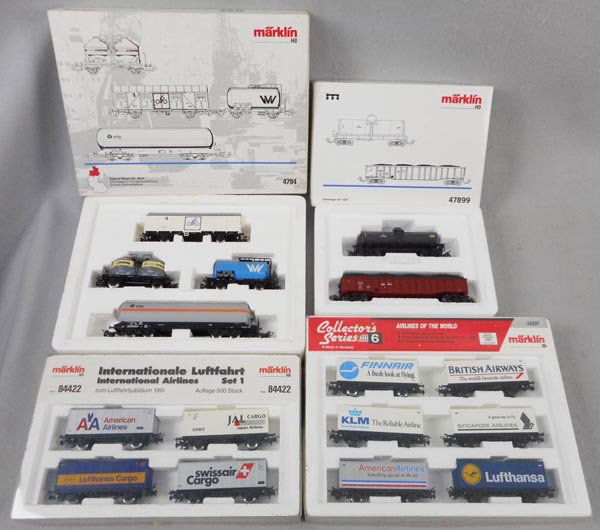 4 MARKLIN FREIGHT CAR SETS (1 of 1)