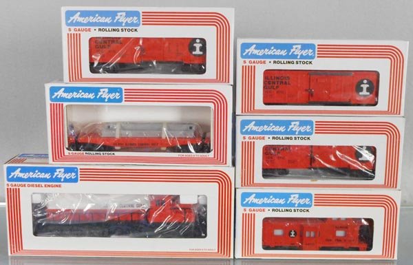 AMERICAN FLYER ILLINOIS CENTRAL TRAIN SET (1 of 1)
