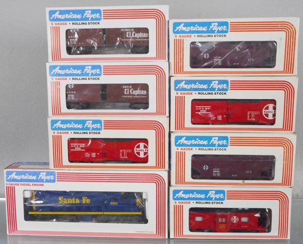 AMERICAN FLYER SANTA FE TRAIN SET (1 of 1)