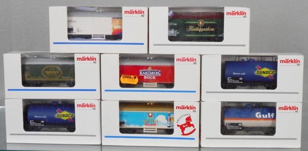 8 MARKLIN FREIGHT CARS (1 of 1)