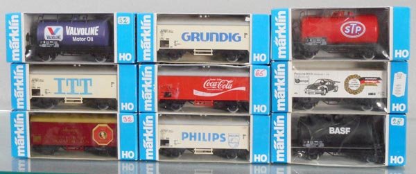 9 MARKLIN FREIGHT CARS (1 of 1)
