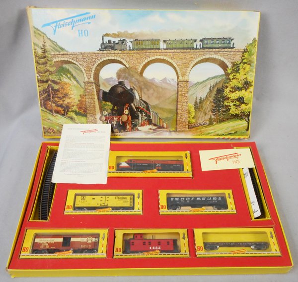 FLEISCHMANN 1341/5 NEW HAVEN TRAIN SET (1 of 1)