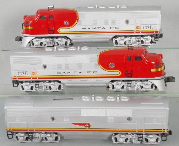 LIONEL 2343 SF ABA DIESELS: O ga, all are restored, C8.