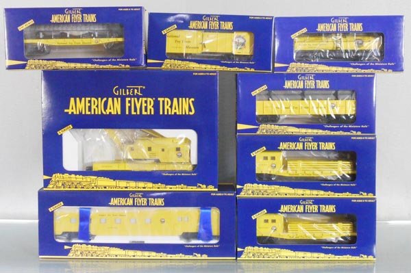 AMERICAN FLYER NTTM WORK FREIGHT CARS (1 of 1)