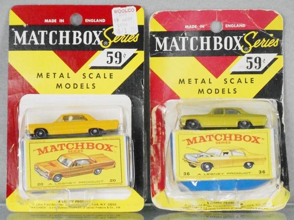 2 MATCHBOX CARDED VEHICLES (1 of 1)