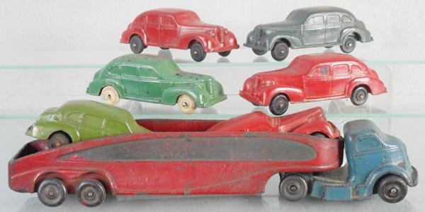 AUBURN RUBBER CAR SET (1 of 1)