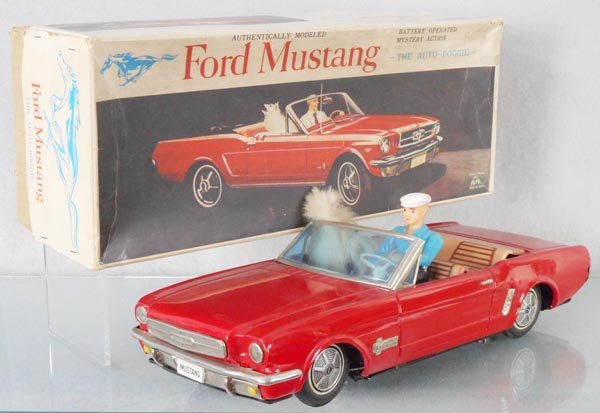 ALPS FORD MUSTANG AUTO W/DRIVER & DOG (1 of 1)