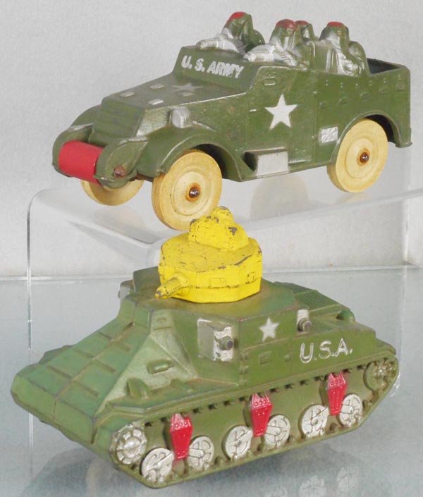 2 SUN RUBBER ARMY TOYS (1 of 1)