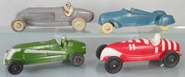4 RUBBER RACE CARS (1 of 1)