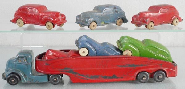 AUBURN RUBBER CAR SET (1 of 1)