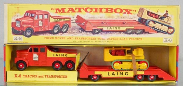 MATCHBOX K8A4 KING SIZE PRIME MOVER & CATERPILLAR (1 of 1)