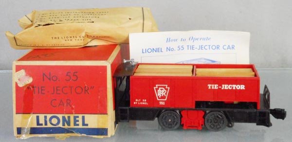 LIONEL 55 TIE-JECTOR CAR (1 of 1)