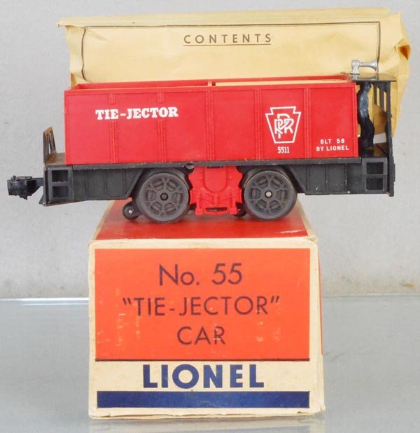 LIONEL 55 TIE-JECTOR CAR (1 of 1)