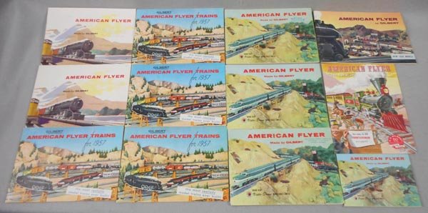 12 AMERICAN FLYER CATALOGS (1 of 1)