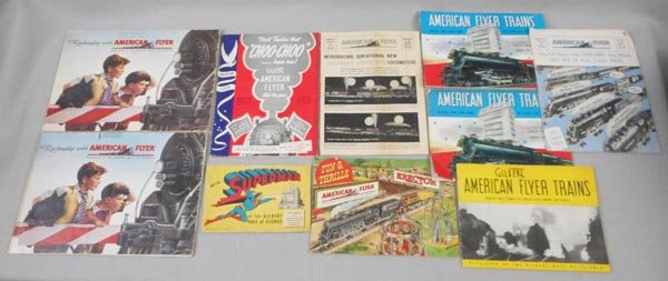 10 AMERICAN FLYER CATALOGS (1 of 1)