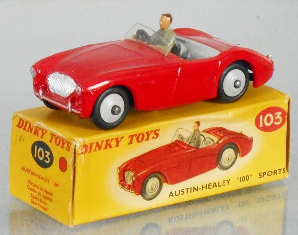 DINKY 103 AUSTIN-HEALEY 100 SPORTS CAR (1 of 1)